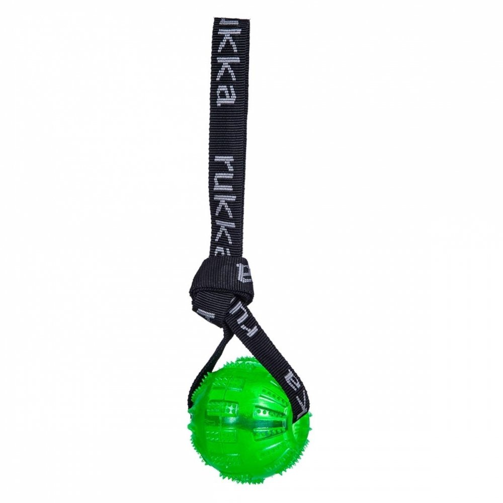 Rukka Gel Hundball med Håndtak Grønn Hund - Hundeleker - Ball til hund