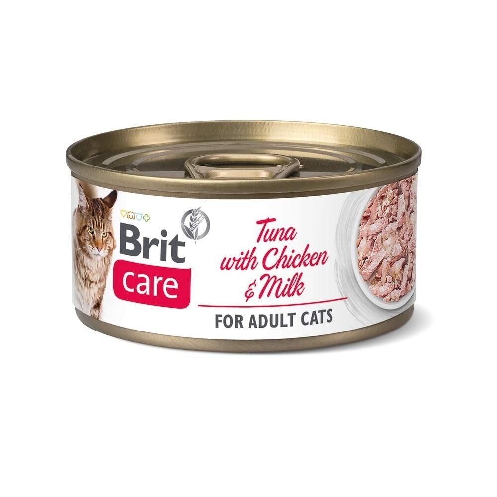 Bilde av Brit Care Cat Tunkfisk, Kylling & Melk 70 G