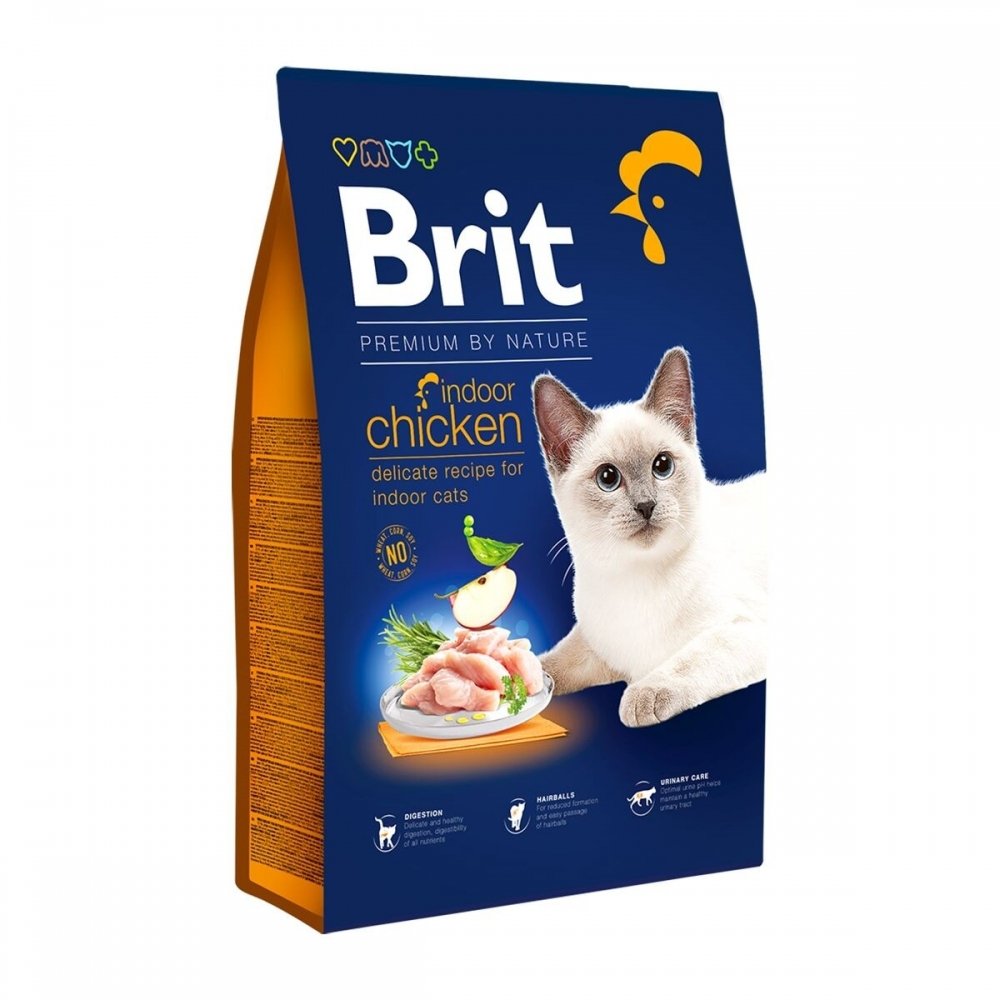 Bilde av Brit Premium By Nature Cat Indoor Chicken (8 Kg)