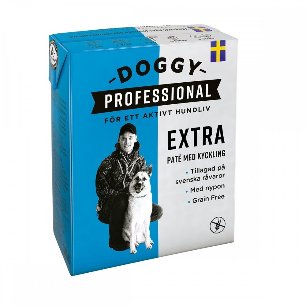 Doggy Professional Ekstra Våtfor Hund - Hundemat - Våtfôr