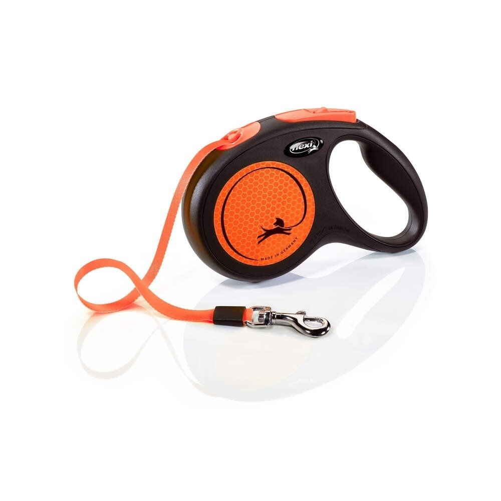 Flexi New Neon Medium 5 m band (Oransje)