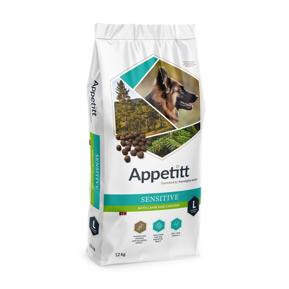 Bilde av Appetitt Dog Sensitive Large Lamb 12 kg - Alt til hunden