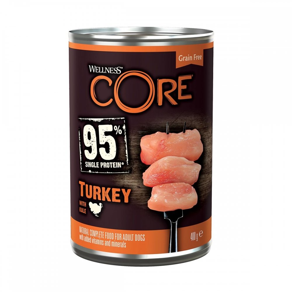 CORE Dog 95 Turkey & Kale Hund - Hundemat - Våtfôr
