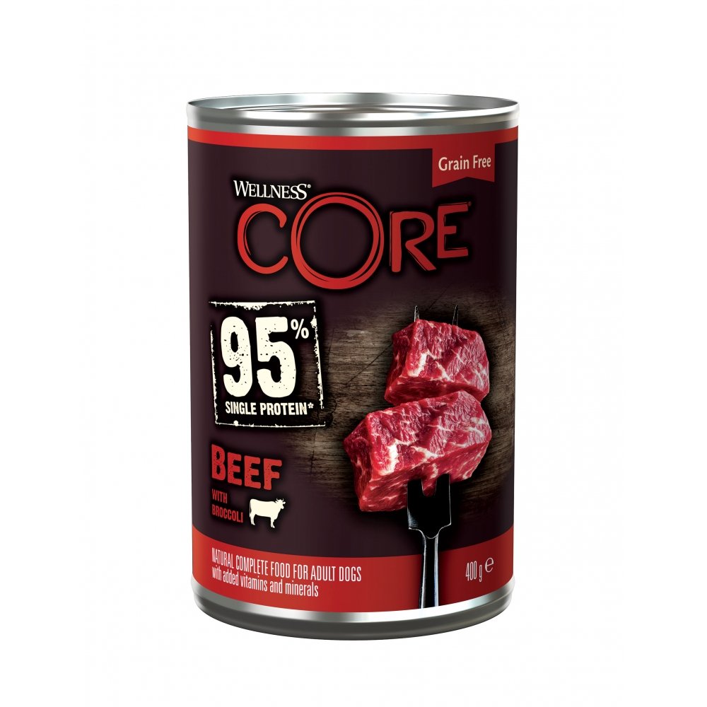CORE Dog 95 Beef & Broccoli 400 g Hund - Hundemat - Våtfôr