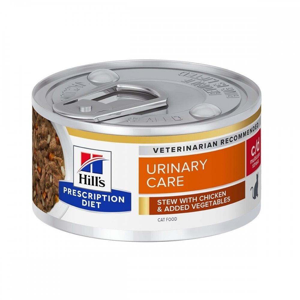 Bilde av Hill's Prescription Diet Feline C/d Multicare Minced Chicken 156 G