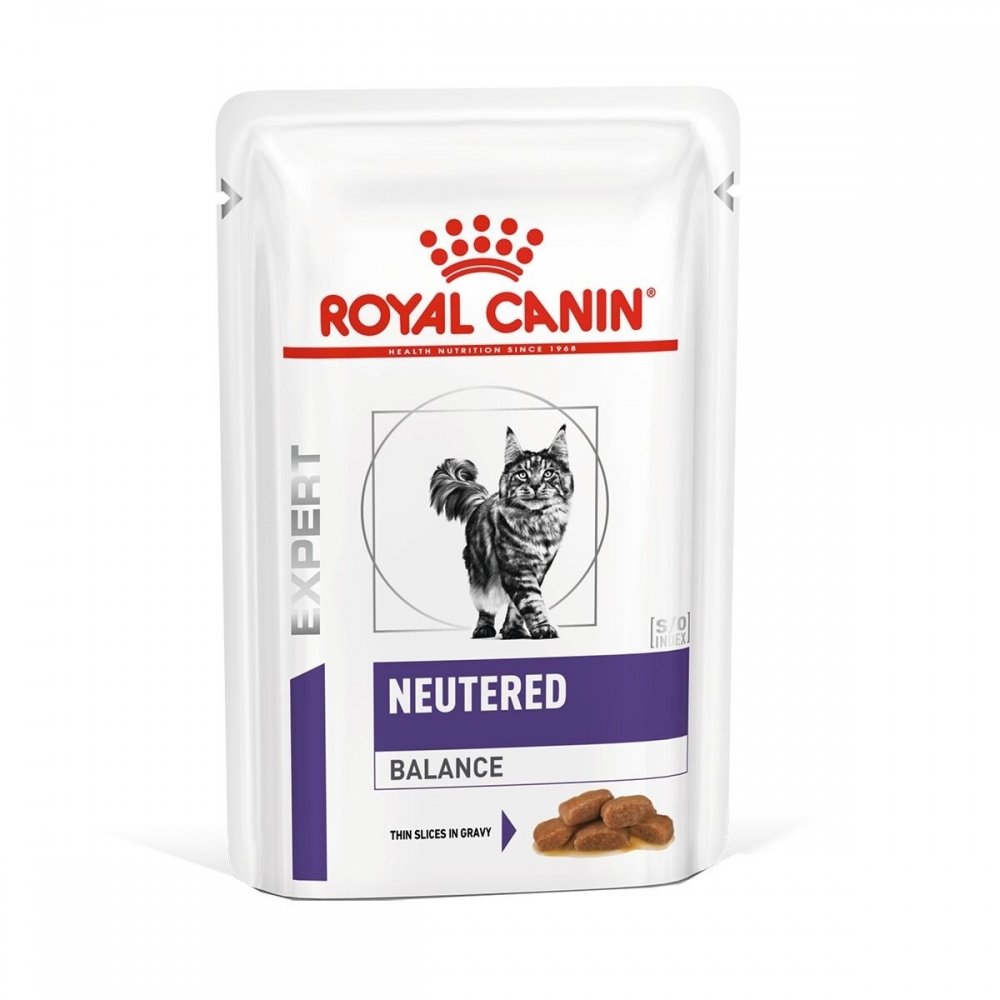 Royal Canin Veterinary Diets Cat Neutered Balance Gravy 12 x 85 g Veterinærfôr til katt - Overvekt