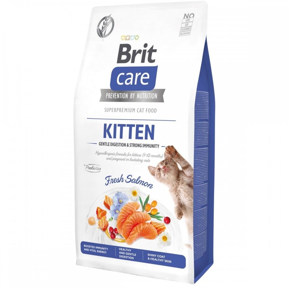 Bilde av Brit Care Grain Free Kitten Gentle Digestion & Strong Immunity Fresh Salmon (7 Kg)