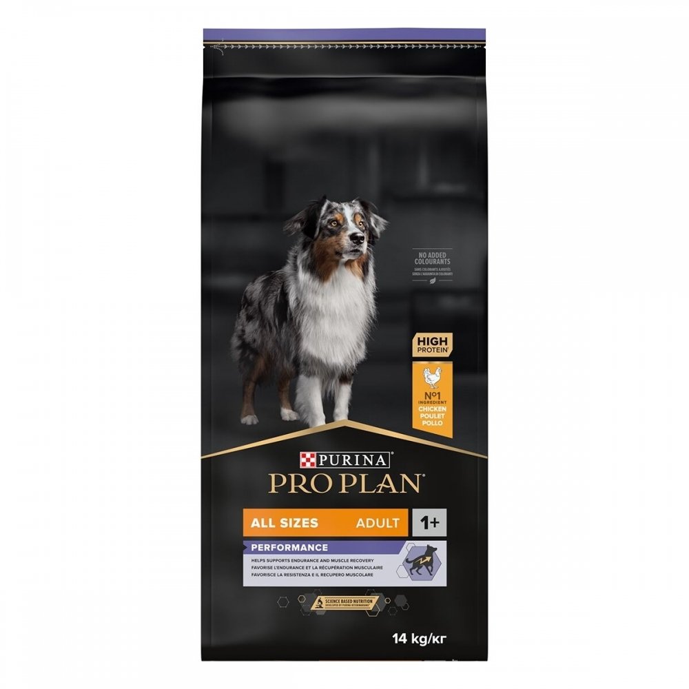 Purina Pro Plan Dog All Sizes Adult Performance (14 kg) Hund - Hundemat - Tørrfôr