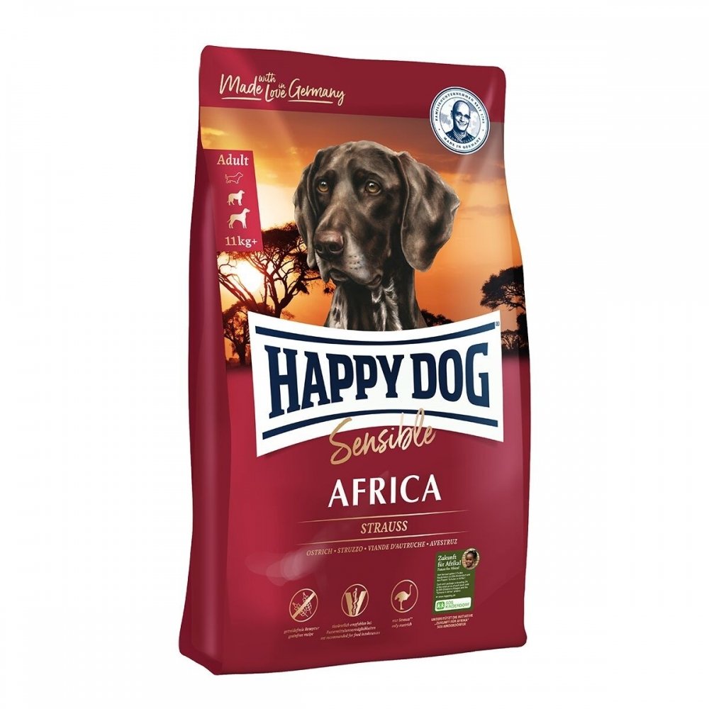 Happy Dog Sensible Africa Grain Free 11kg Hund - Hundemat - Tørrfôr