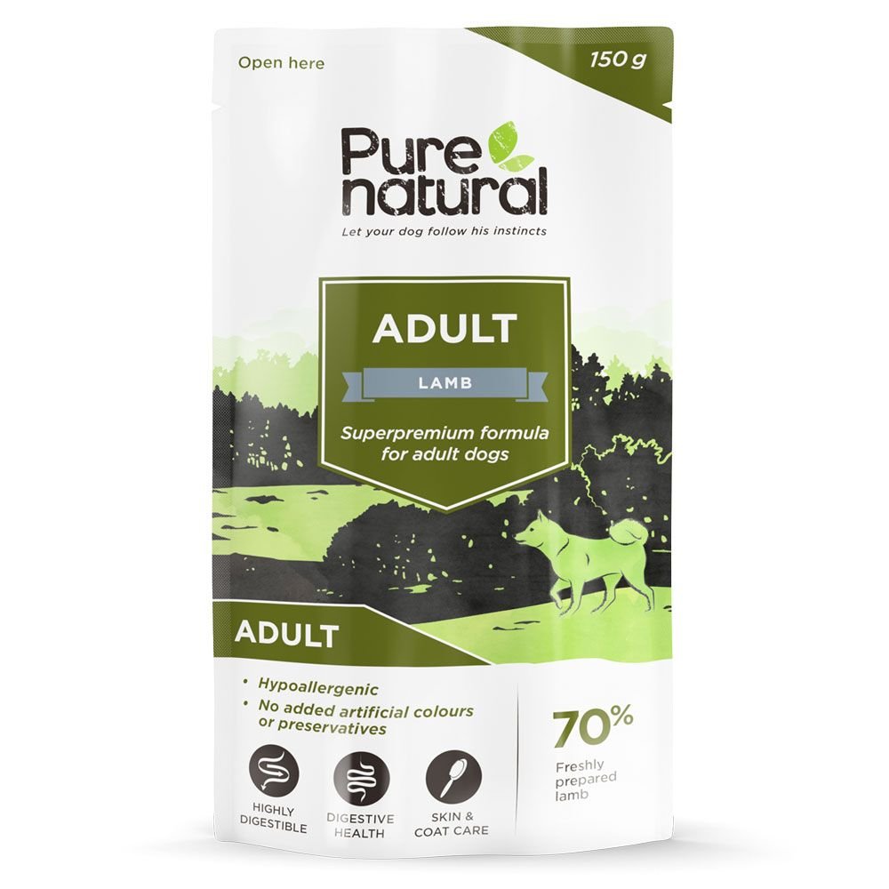 Purenatural Dog Adult Lamb Hund - Hundemat - Våtfôr
