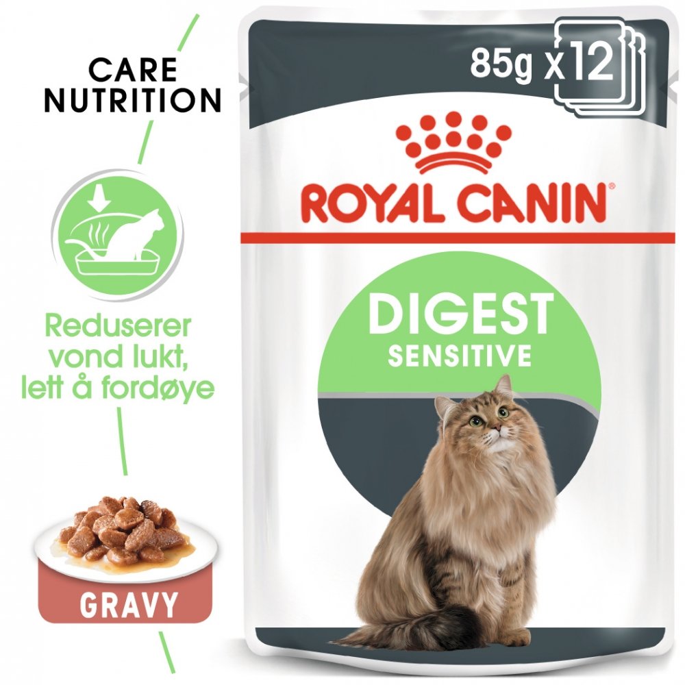 Royal Canin Digest Sensitive Våtfoder (12x85g) Katt - Kattemat - Våtfôr