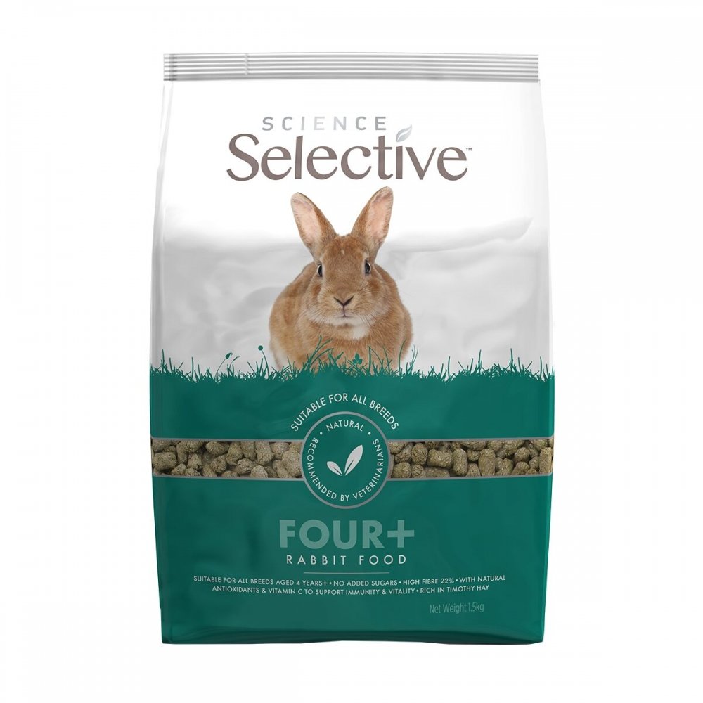 Bilde av Science Selective Rabbit Four + (1,5 Kg)