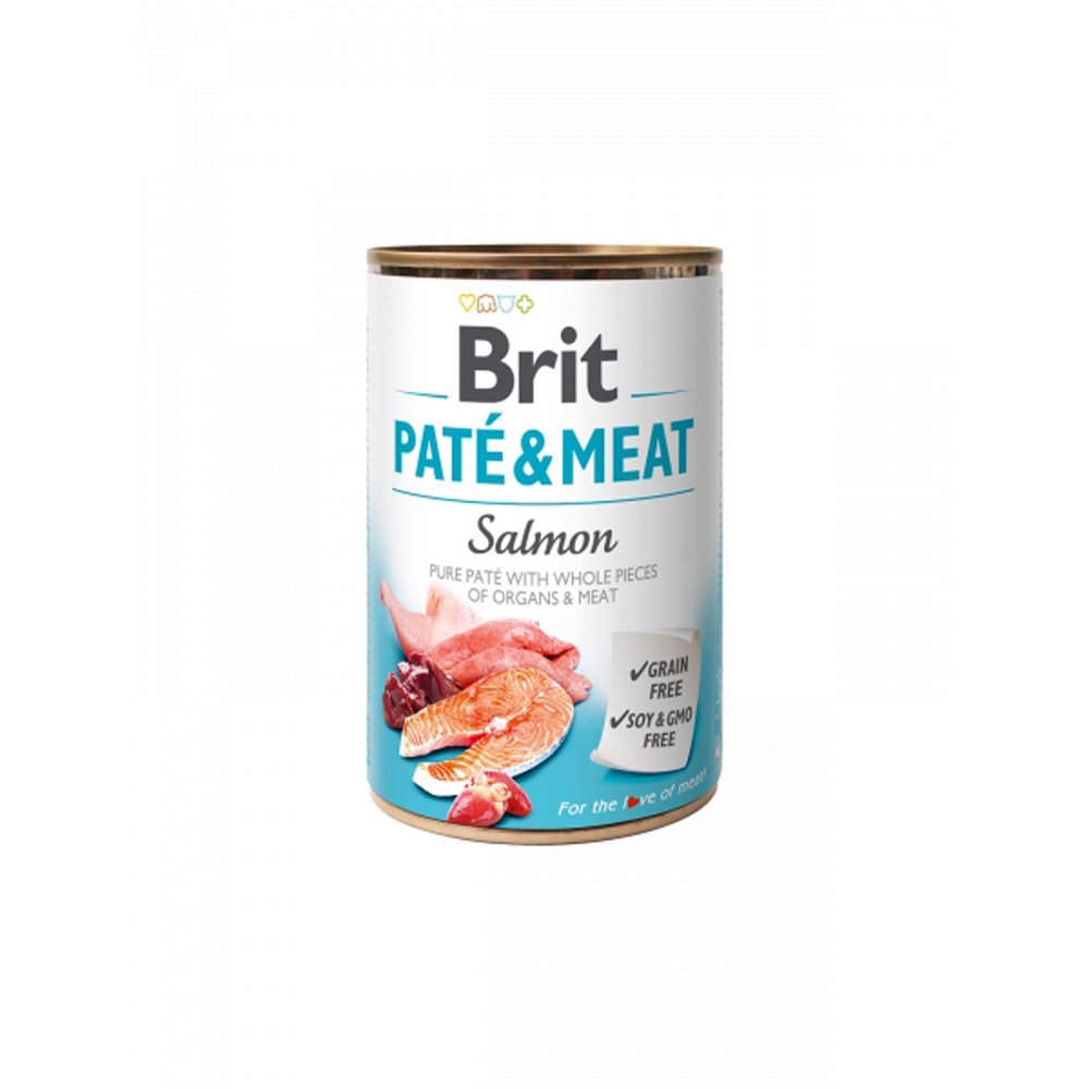 Bilde av Brit Paté & Meat Salmon 400 G