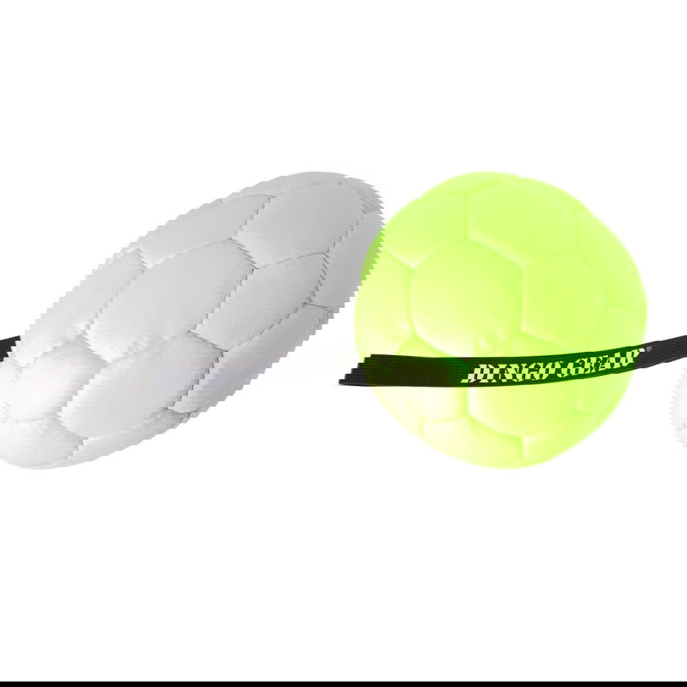 Dingo Gear Eco Hundeball med Håndtak 18 cm (Grønn)