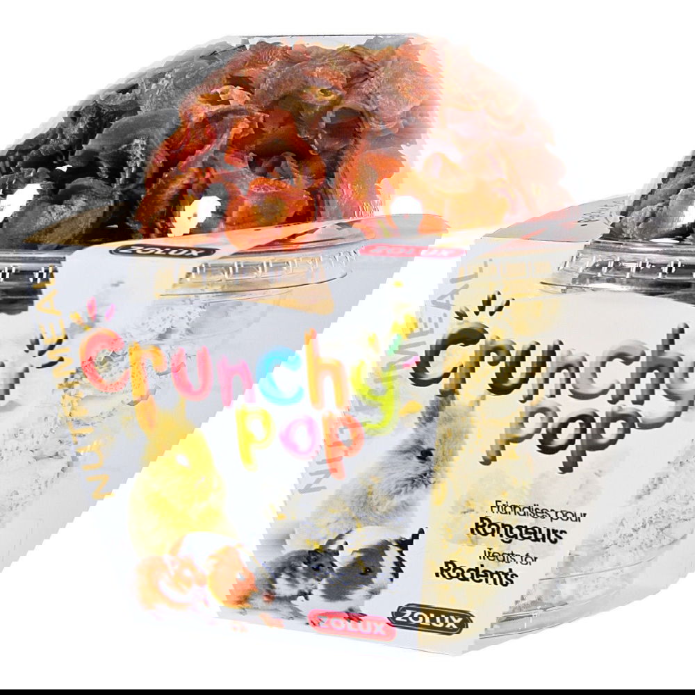 Zolux Crunchy Cup Gulrot & Popcorn 200g