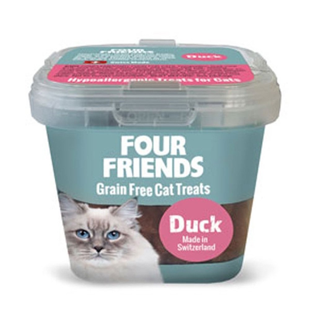 FourFriends Cat Treats Duck Katt - Kattegodteri