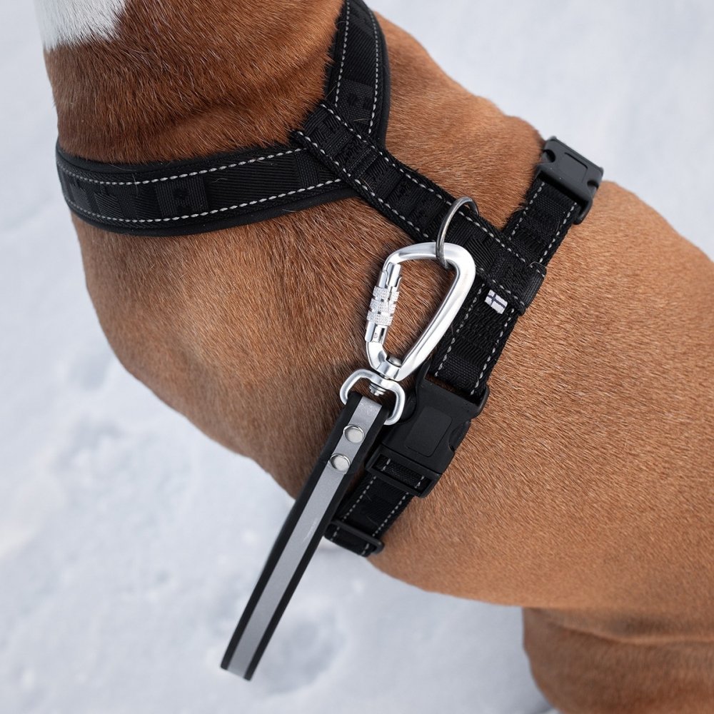 Tyylivoitto Håndtak med Twistlock Svart & Reflex 19 mm x 20 cm Hund - Hundeutstyr - Hundebånd