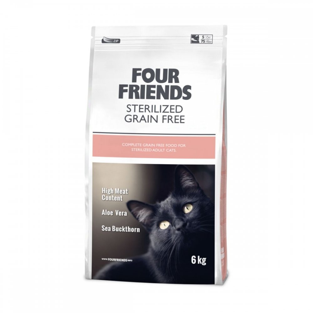 Bilde av Fourfriends Cat Sterilized Grain Free (6 Kg)