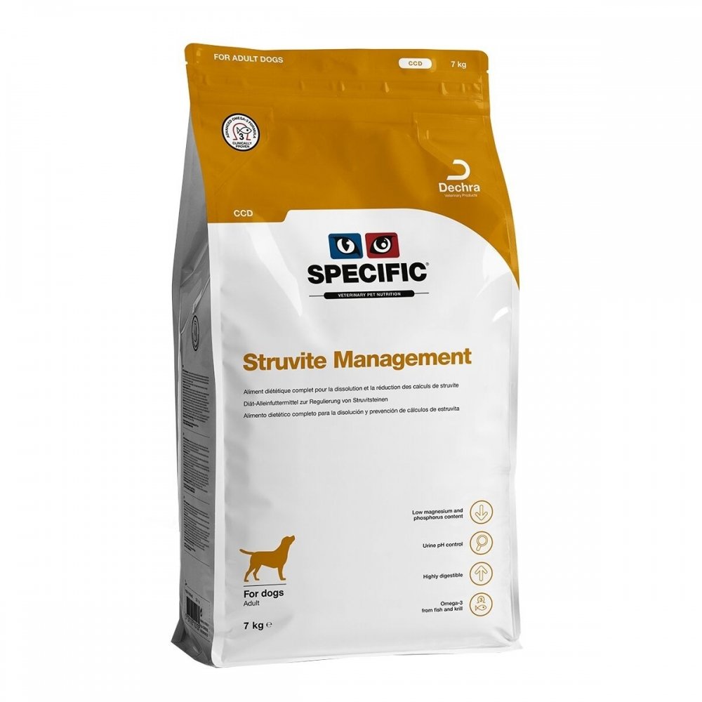 Specific Struvite Management CCD (7 kg) Veterinærfôr til hund - Problem med urinveiene