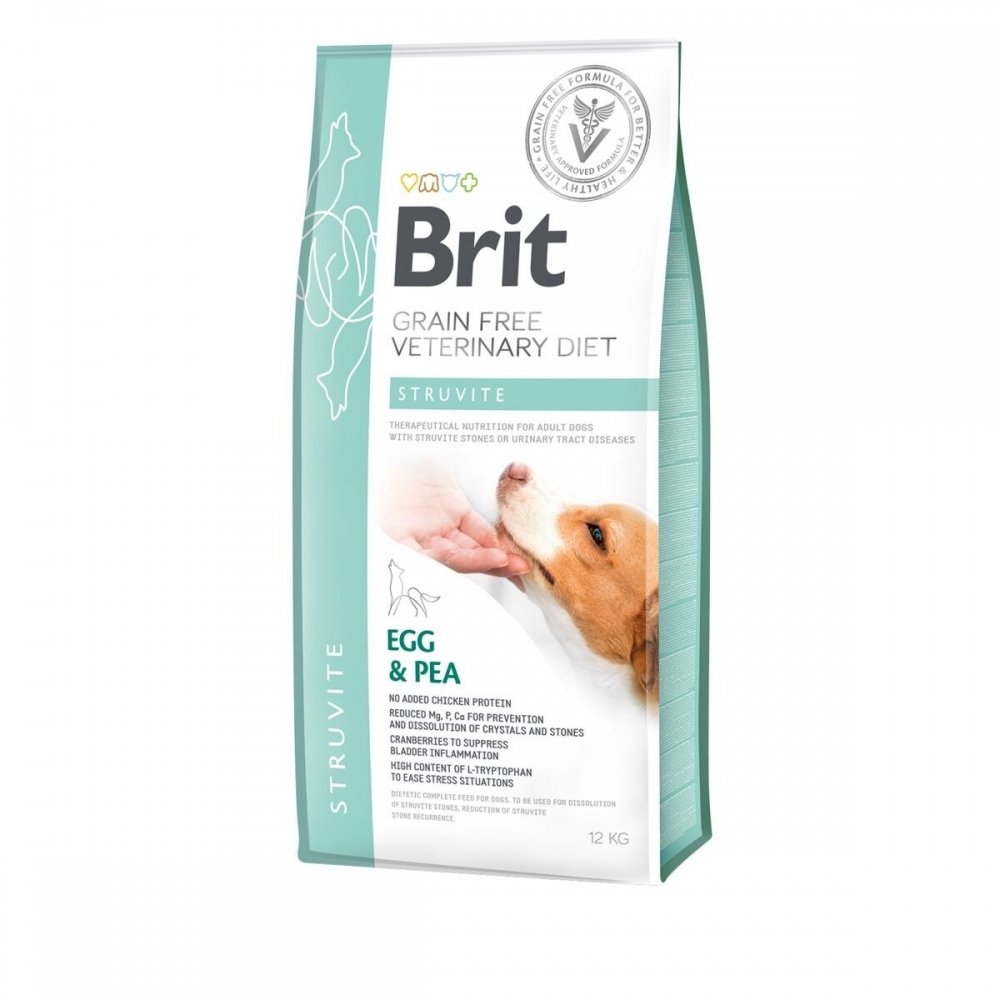Brit Veterinary Diet Dog Struvite Grain Free (12 kg) Veterinærfôr til hund - Problem med urinveiene