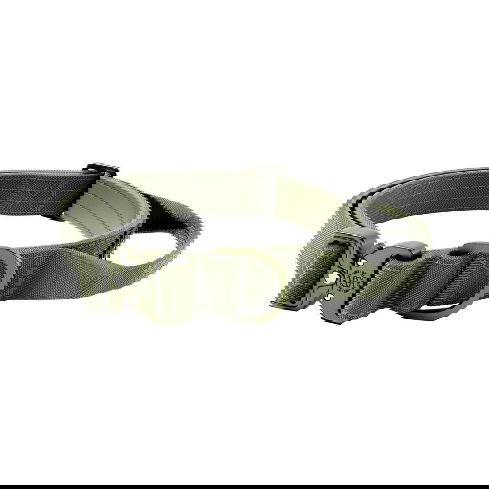 BullyBillows Combat Hundehalsbånd med Håndtak Grønn XS 2,5 cm