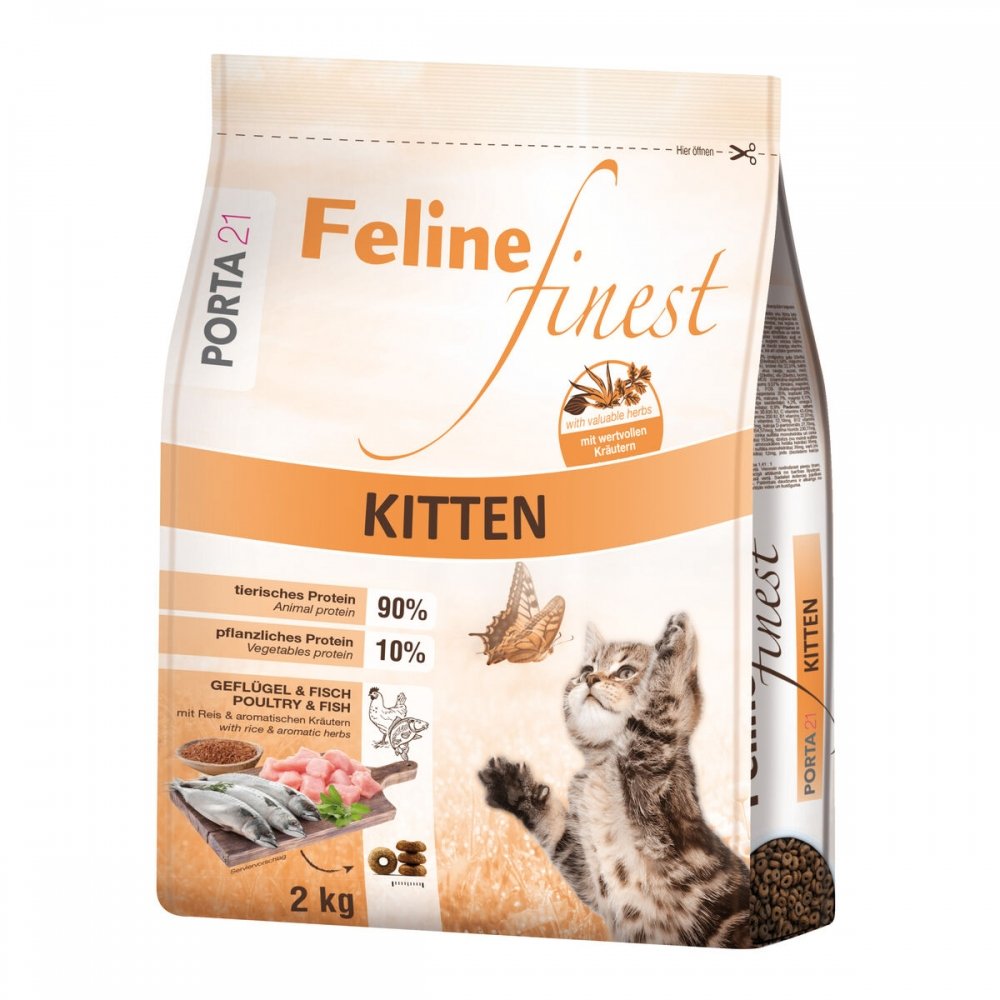 Feline Porta 21 Finest Kitten 2 kg (2 kg) Katt - Kattemat - Tørrfôr