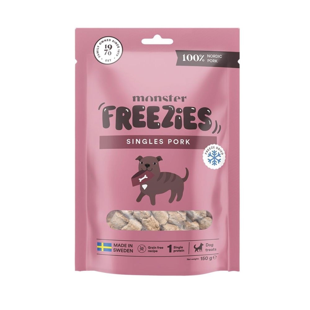 Bilde av Monster Dog Treats Freeze Dried Pork (150 g) - Alt til hunden