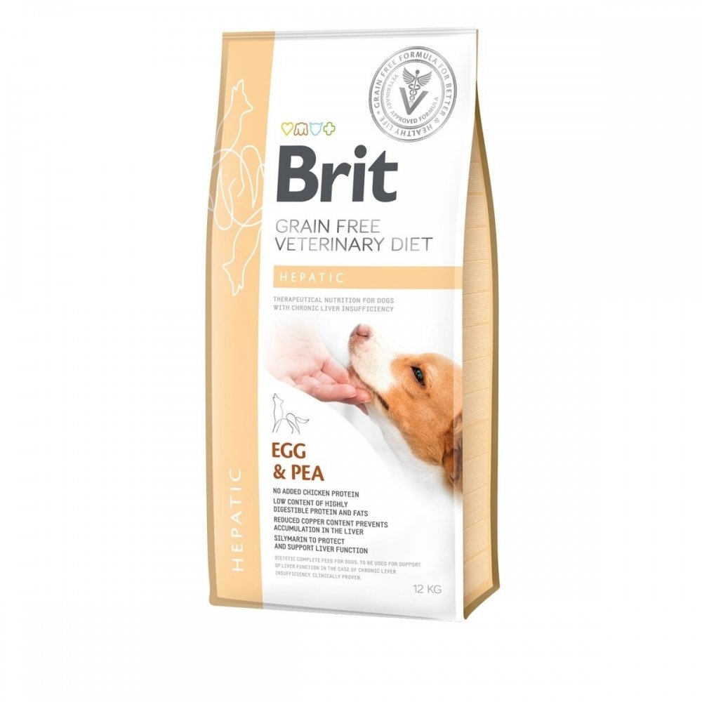 Brit Veterinary Diet Dog Hepatic Grain Free (12 kg) Veterinærfôr til hund - Leversykdom