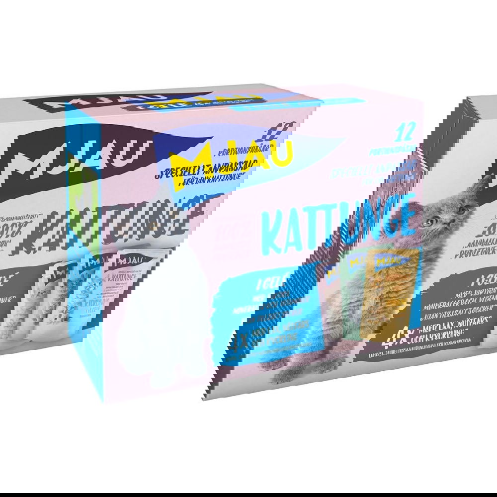 Mjau Multipack Kattunge 12x85 g