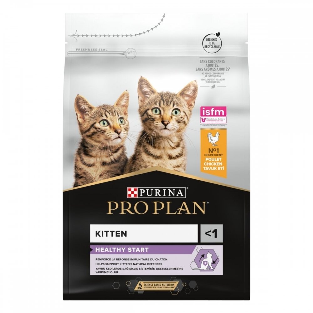 Purina Pro Plan Kitten Healthy Start Chicken (3 kg) Kattunge - Kattungemat - Tørrfôr til kattunge