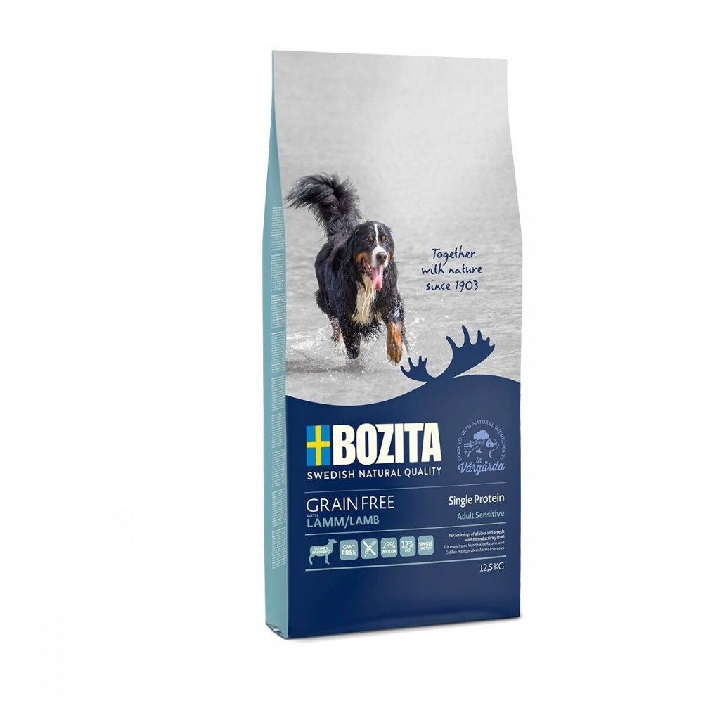 Bozita Grain Free Lamb (12,5 kg) Hund - Hundemat - Kornfritt hundefôr