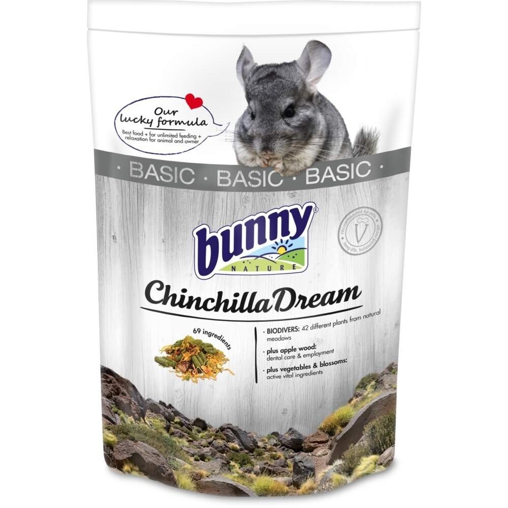 Bunny Nature Chinchilla Dream Basic 1,2 kg Andre smådyr - Chinchilla