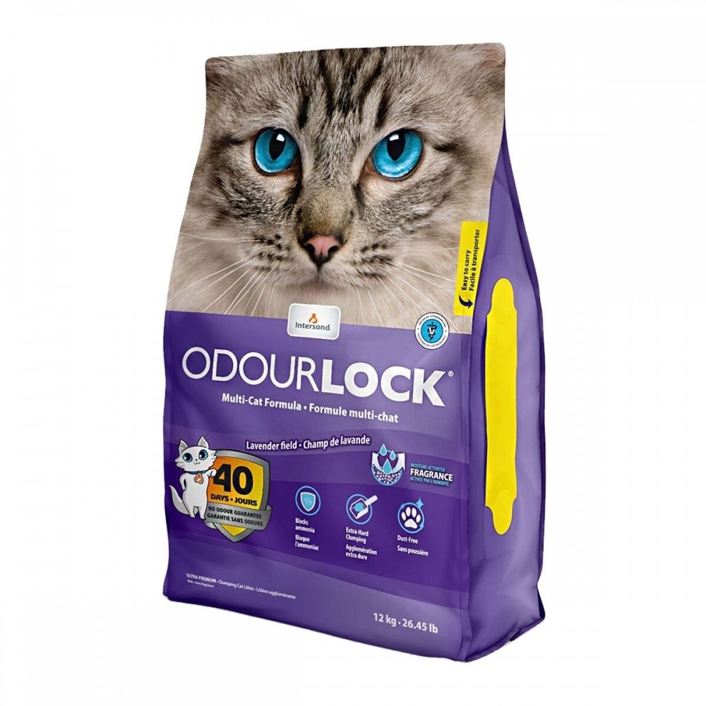 Odour Lock Lavender Field 12 kg Katt - Kattesand