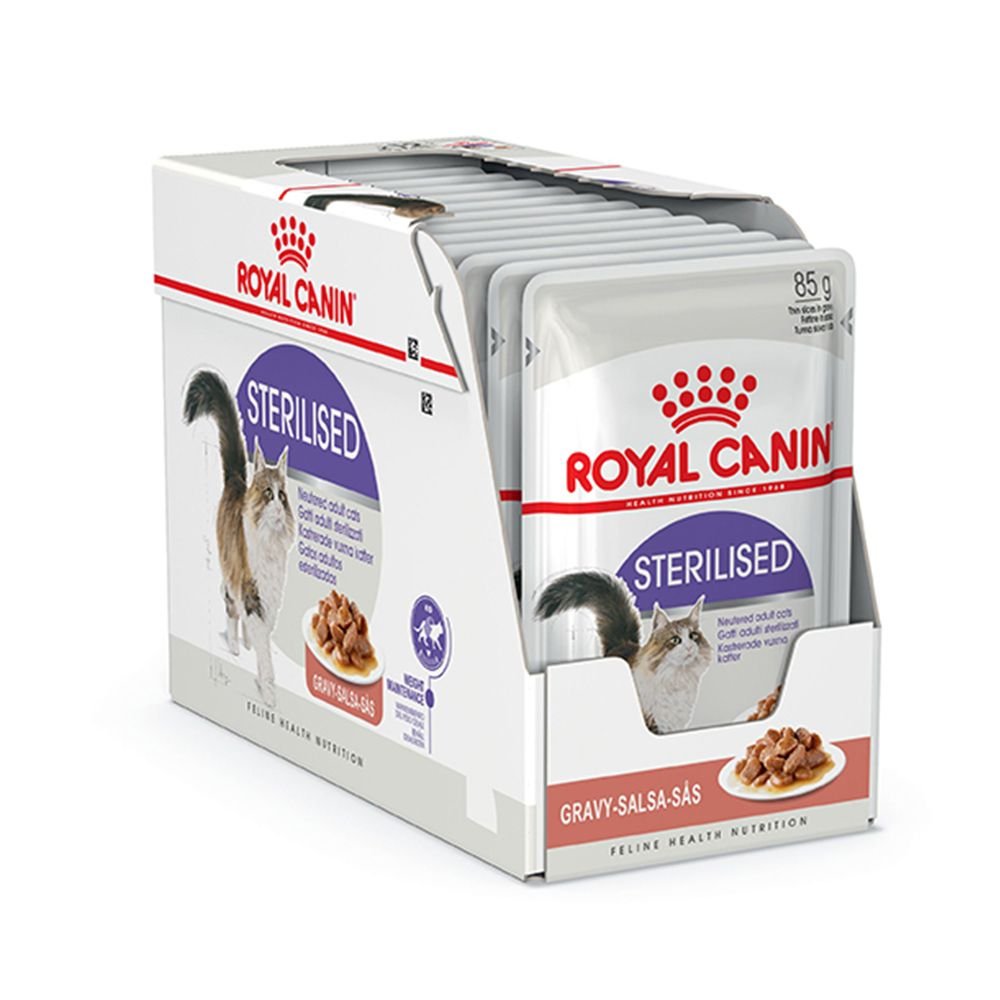 Royal Canin Sterilised Gravy Wet (12x85g) Katt - Kattemat - Våtfôr