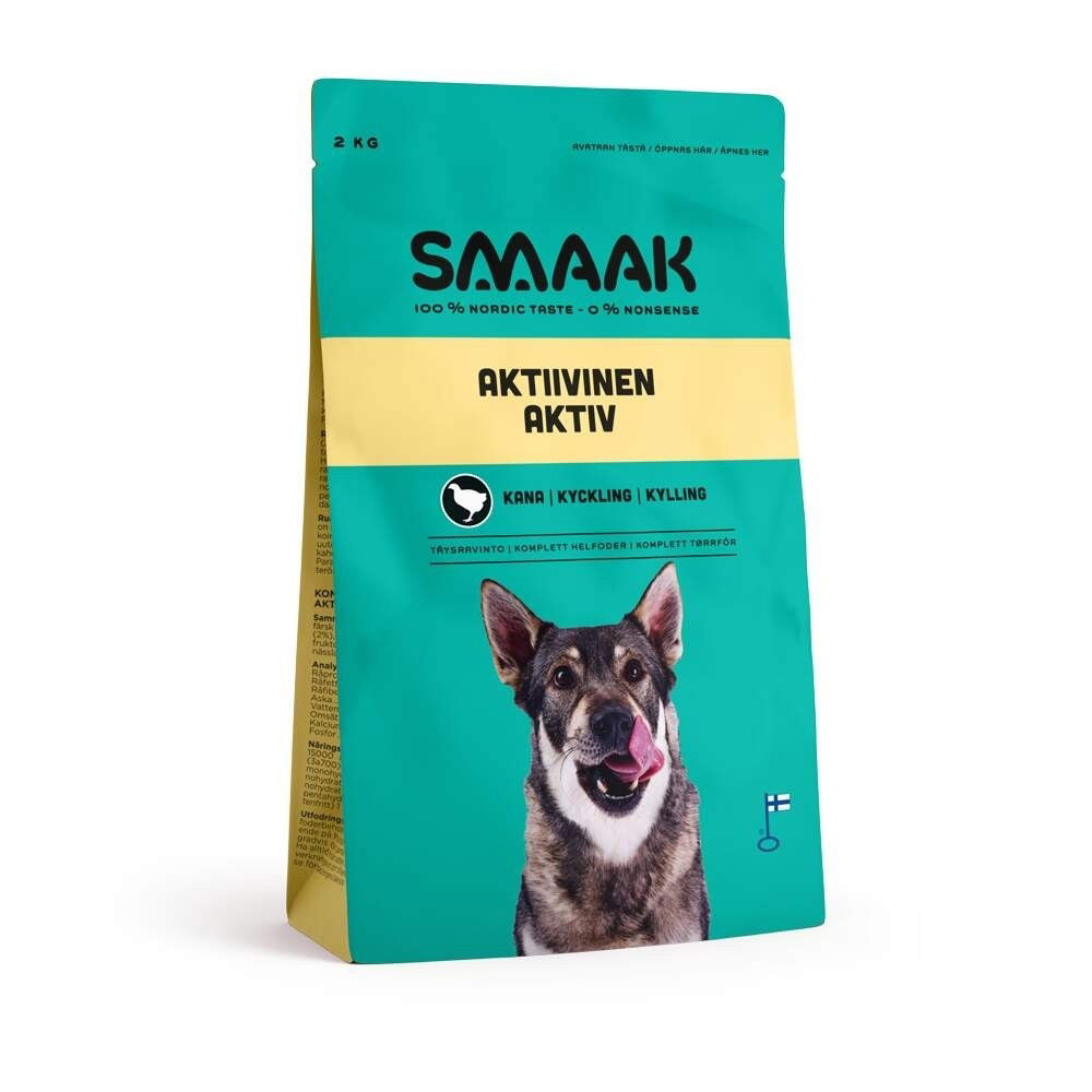 Bilde av SMAAK Dog Adult Active (2 kg) - Alt til hunden