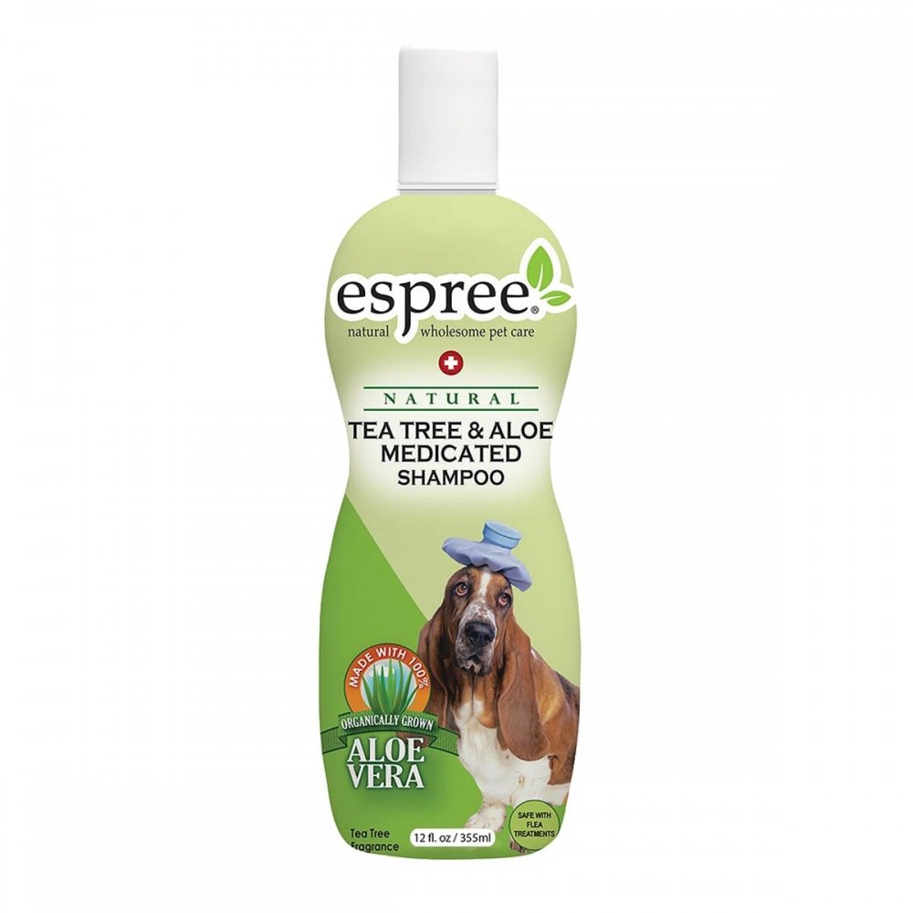Espree Tea Tree & Aloe Medicated Schampo (355 ml) Hund - Hundepleie - Hundesjampo