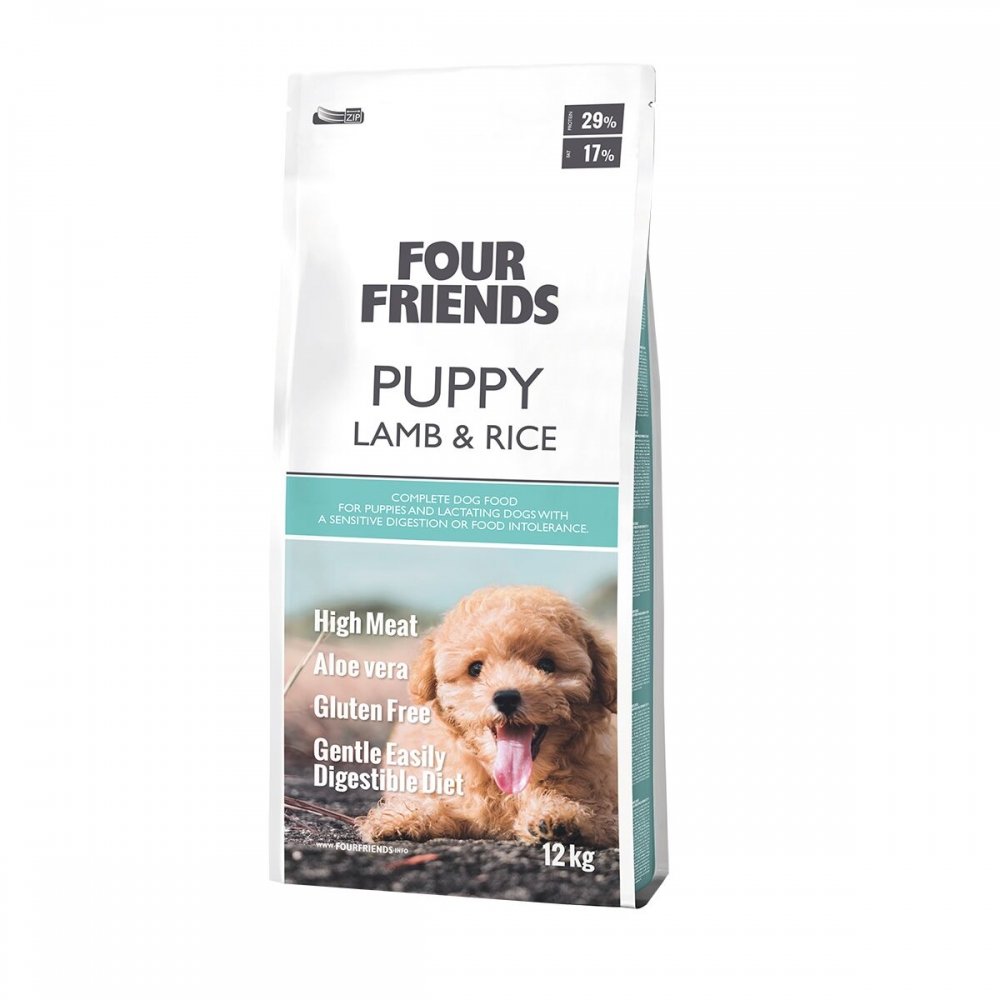 Four Friends Puppy Lamb & Rice (12 kg) Hund - Hundemat - Tørrfôr