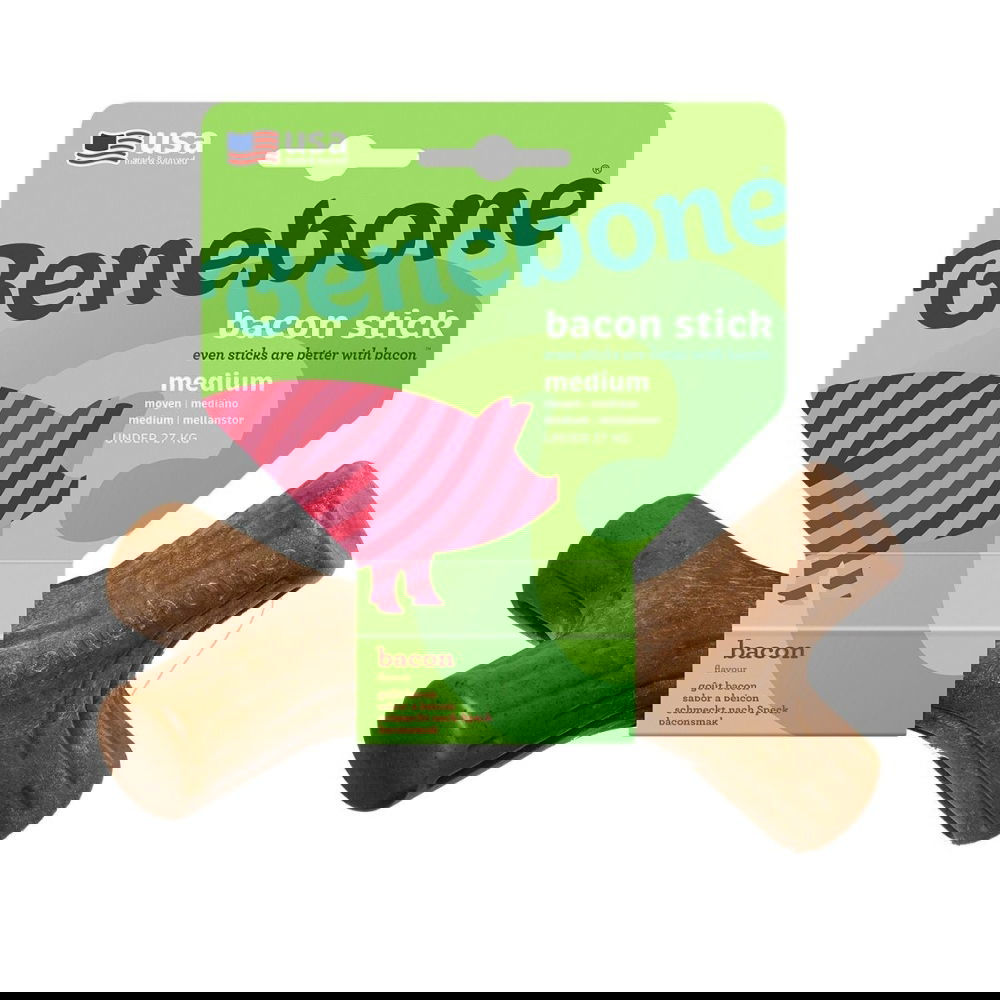 Benebone Tyggepinne i Nylon Baconsmak (M)