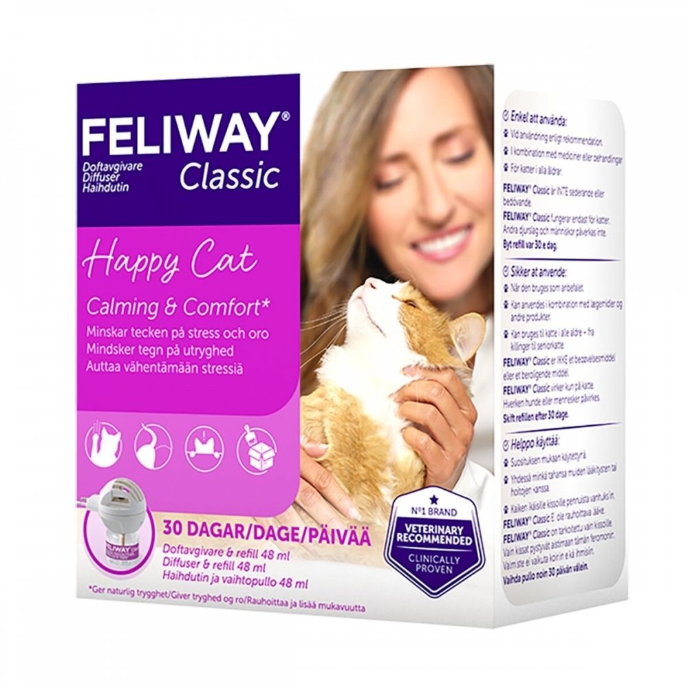 Feliway Classic luktspreder Katt - Kattehelse - Beroligende til katt