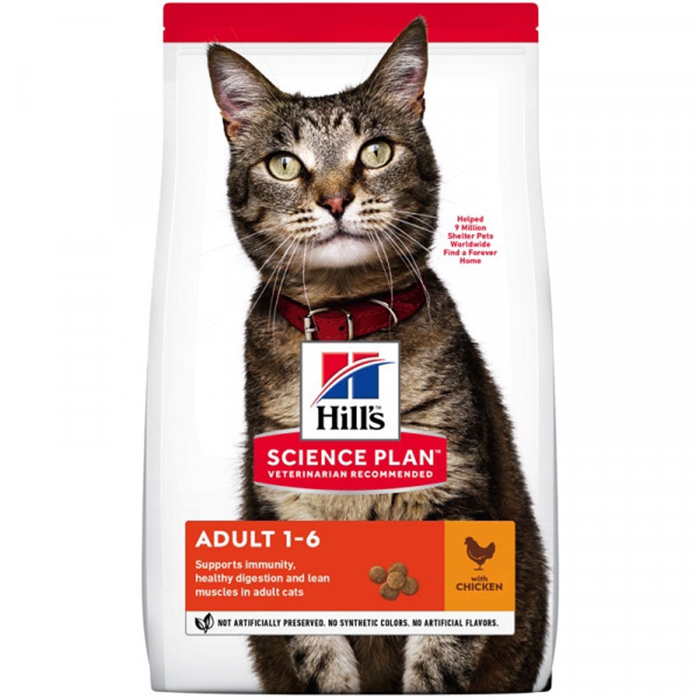 Hill&#39;s Science Plan Cat Adult Chicken (15 kg) Katt - Kattemat - Voksenfôr til katt