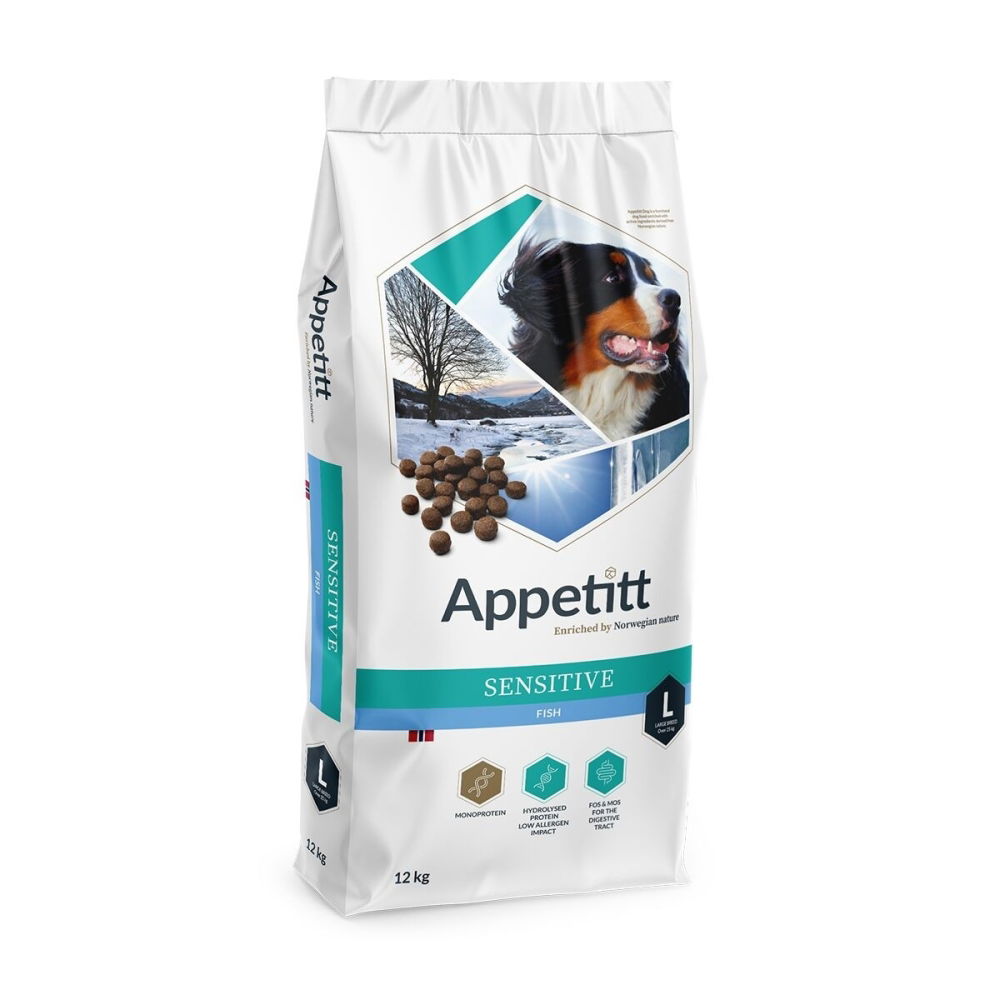 Bilde av Appetitt Dog Sensitive Large Fish 12 kg - Alt til hunden