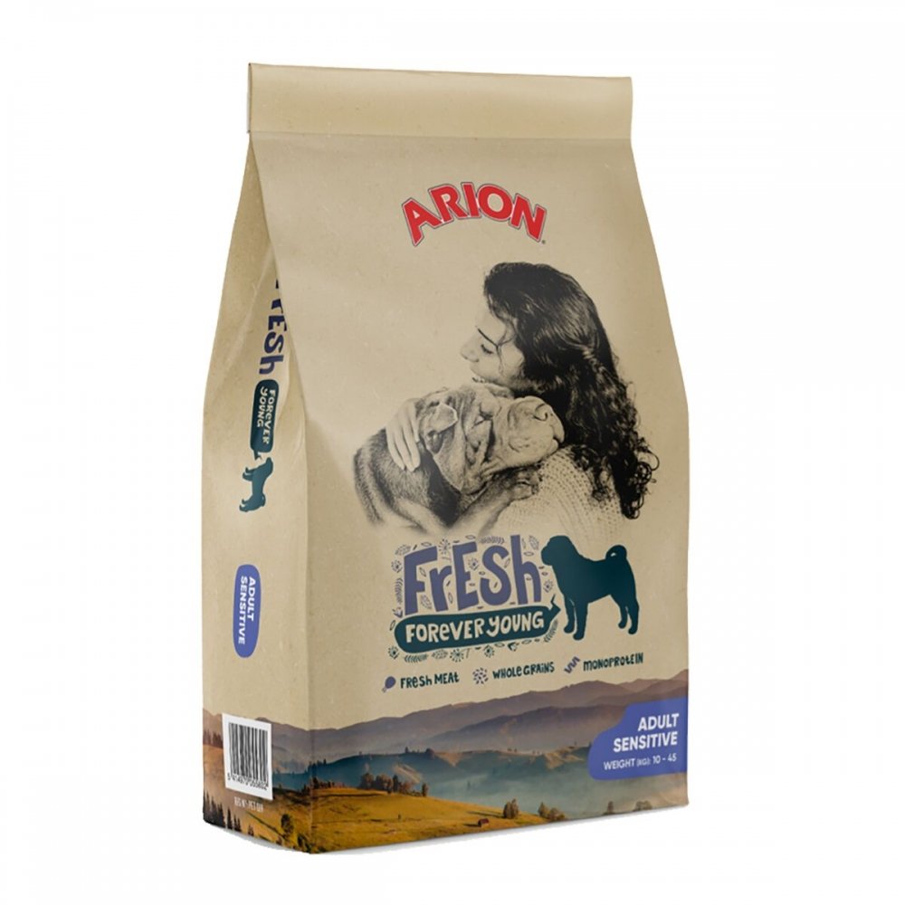 Arion Fresh Dog Sensitive (12 kg) Hund - Hundemat - Tørrfôr