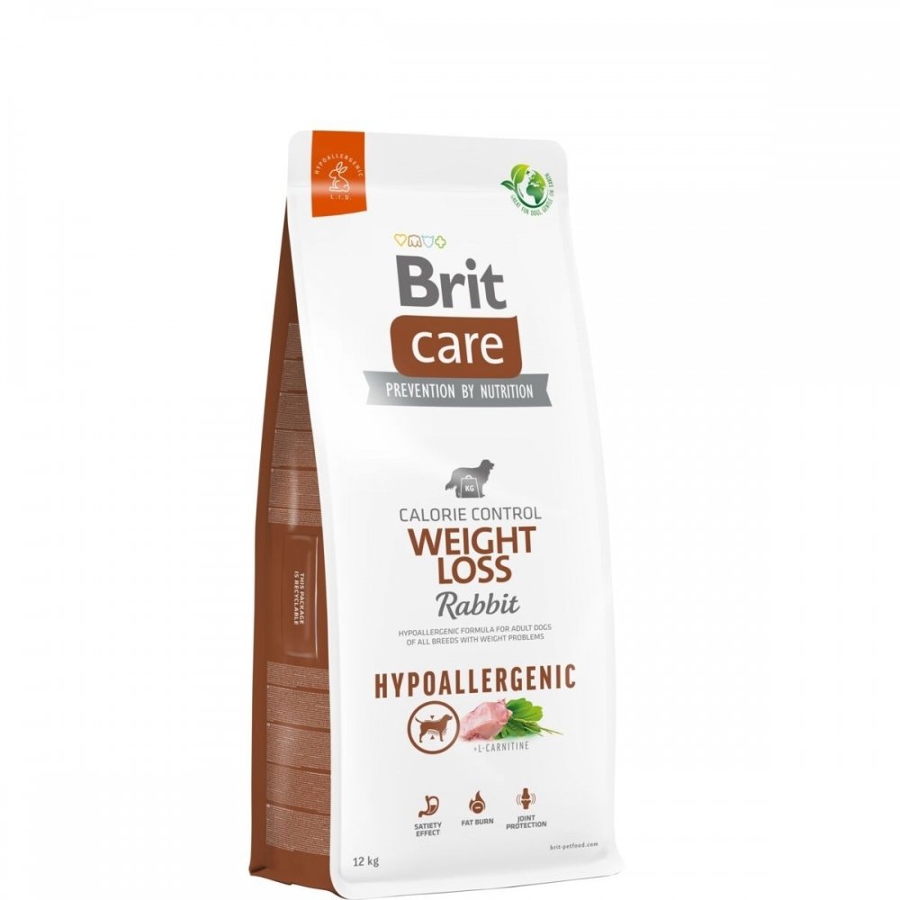 Brit Care Dog Hypoallergenic Weight Loss, Rabbit, 12 kg