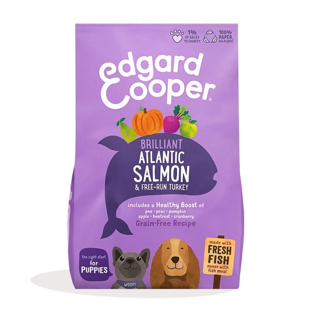 Edgard & Cooper Puppy Salmon & Turkey (2,5 kg) Valp - Valpefôr - Tørrfôr til valp