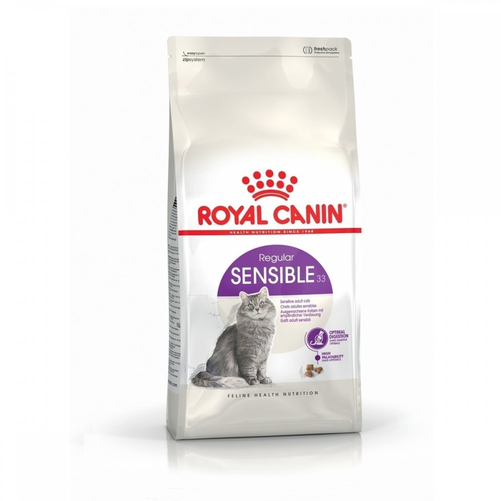Royal Canin Sensible 33 (10 kg) Katt - Kattemat - Spesialfôr - Kattemat for følsom mage