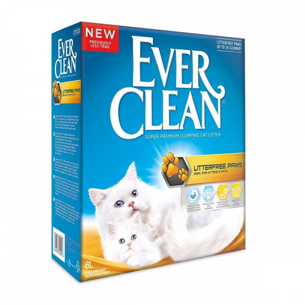 Ever Clean Litterfree Paws Kattesand (6 l) Katt - Kattesand