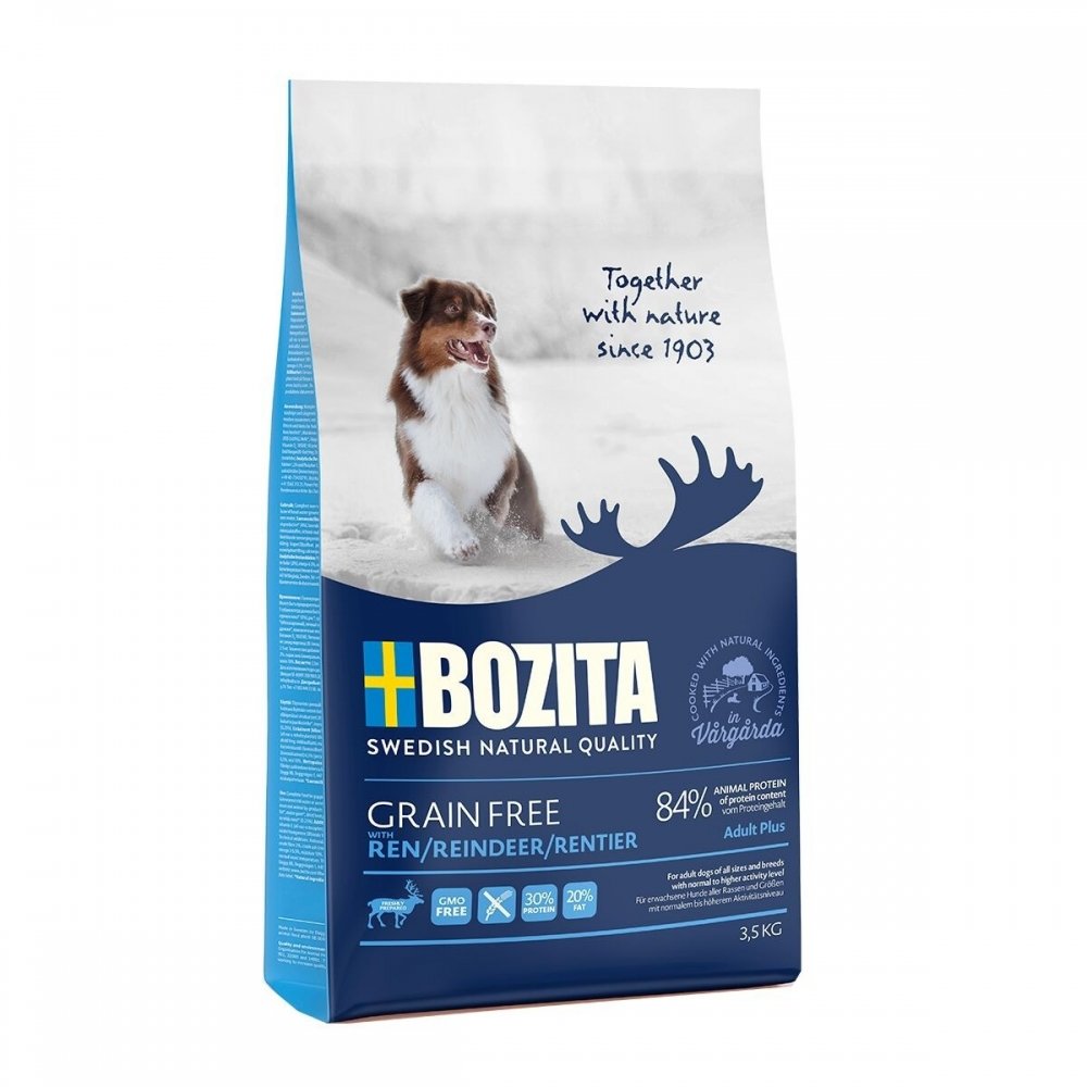 Bozita Grain Free Reindeer (3,5 kg) Hund - Hundemat - Kornfritt hundefôr