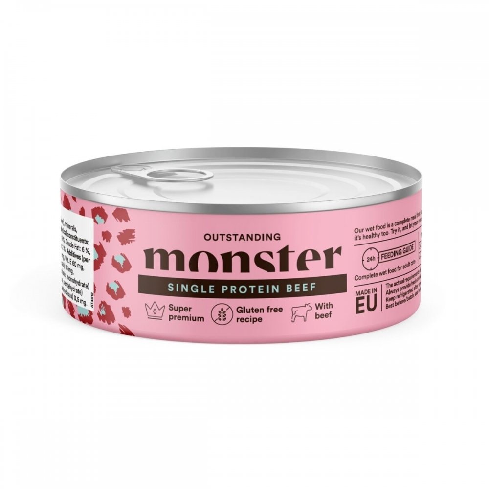 Monster Cat Adult Single Protein Beef 100 g