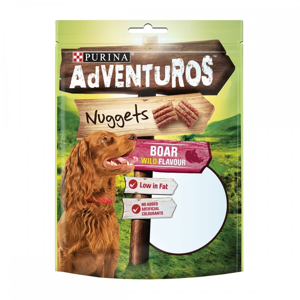 Purina Adventuros Nuggets Boar (90 g) Hund - Hundegodteri - Godbiter til hund