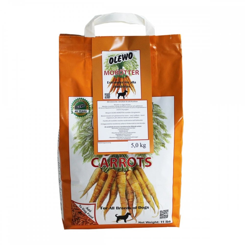 Gulrotpellets for Hund (5 kg)